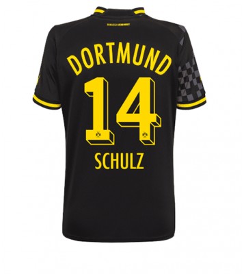 Borussia Dortmund Nico Schulz #14 Bortedrakt Kvinner 2022-23 Kortermet